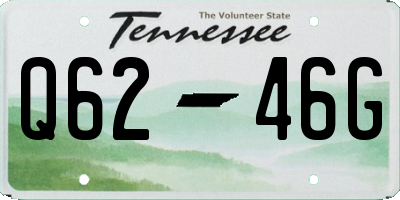 TN license plate Q6246G