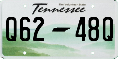 TN license plate Q6248Q