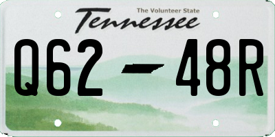 TN license plate Q6248R
