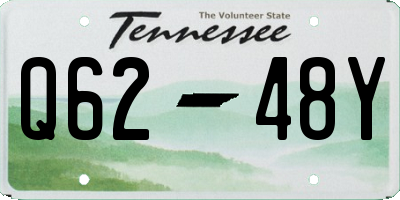 TN license plate Q6248Y