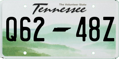 TN license plate Q6248Z