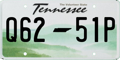 TN license plate Q6251P