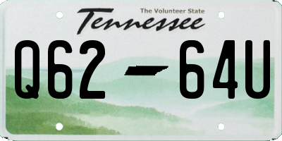 TN license plate Q6264U