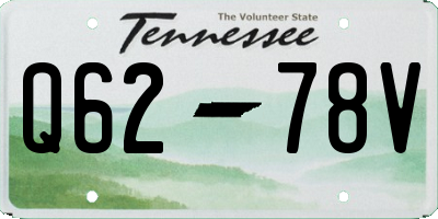 TN license plate Q6278V