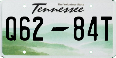 TN license plate Q6284T