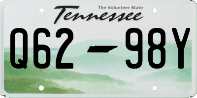 TN license plate Q6298Y