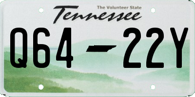 TN license plate Q6422Y
