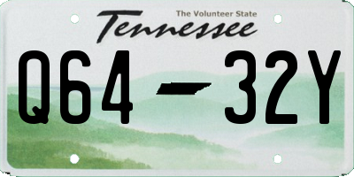 TN license plate Q6432Y