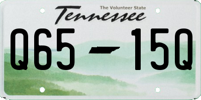 TN license plate Q6515Q