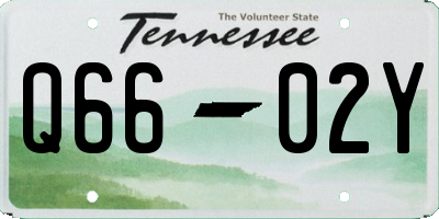 TN license plate Q6602Y