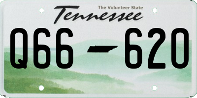TN license plate Q6662O