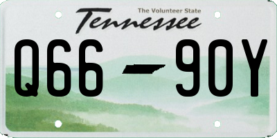TN license plate Q6690Y