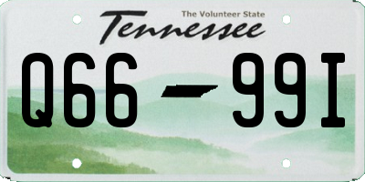 TN license plate Q6699I