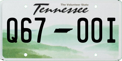 TN license plate Q6700I