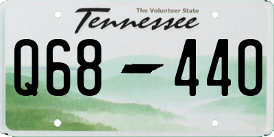 TN license plate Q6844O