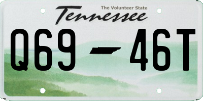 TN license plate Q6946T