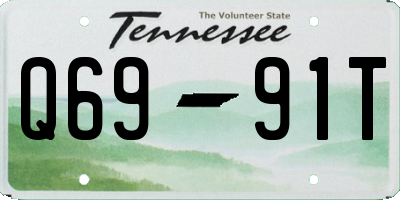 TN license plate Q6991T