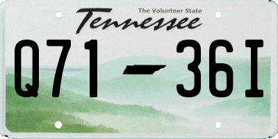 TN license plate Q7136I