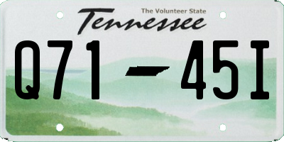 TN license plate Q7145I
