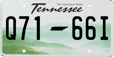 TN license plate Q7166I