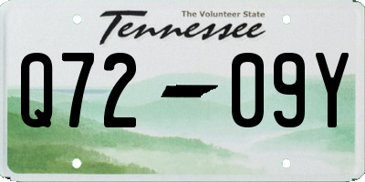 TN license plate Q7209Y