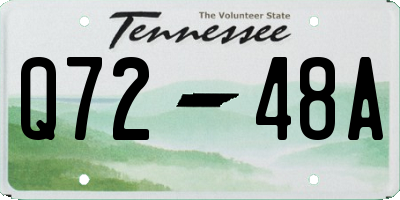 TN license plate Q7248A