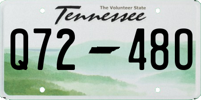 TN license plate Q7248O