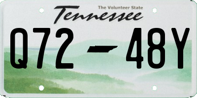 TN license plate Q7248Y