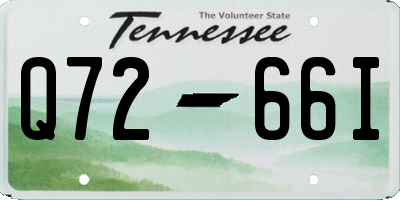 TN license plate Q7266I