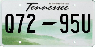 TN license plate Q7295U
