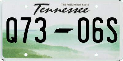 TN license plate Q7306S