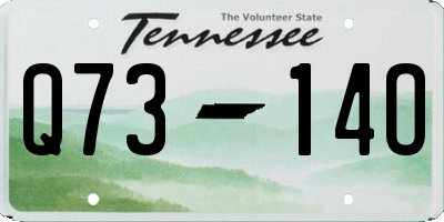 TN license plate Q7314O
