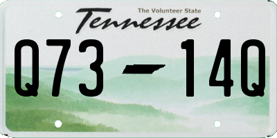 TN license plate Q7314Q