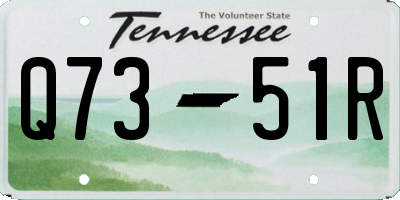 TN license plate Q7351R