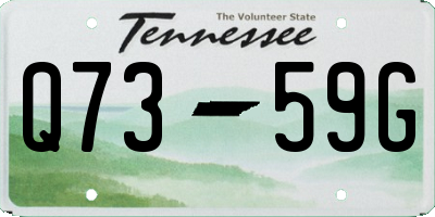 TN license plate Q7359G