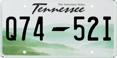 TN license plate Q7452I