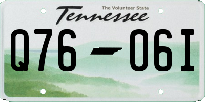 TN license plate Q7606I