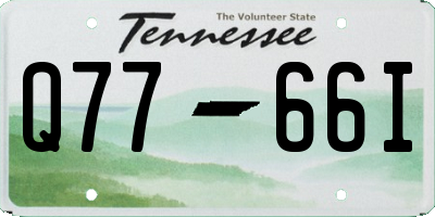 TN license plate Q7766I