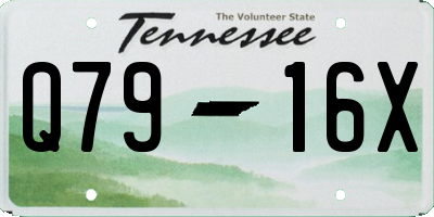 TN license plate Q7916X