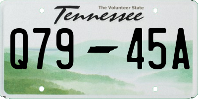 TN license plate Q7945A