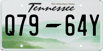 TN license plate Q7964Y