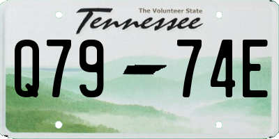 TN license plate Q7974E