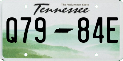 TN license plate Q7984E