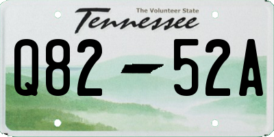 TN license plate Q8252A
