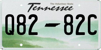 TN license plate Q8282C