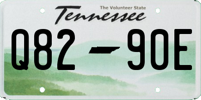 TN license plate Q8290E