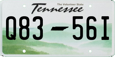 TN license plate Q8356I
