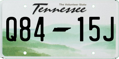 TN license plate Q8415J