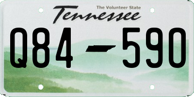 TN license plate Q8459O