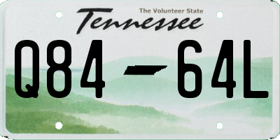 TN license plate Q8464L